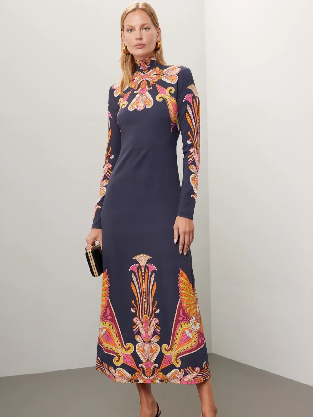 La DoubleJ Halle Placée Maxi Dress – Size Large